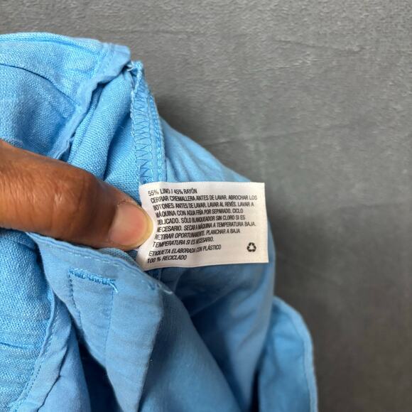 A New Day Linen Pants NWT Lounge Resort Summer Beachy Vacation Elastic Waist - Picture 6 of 14